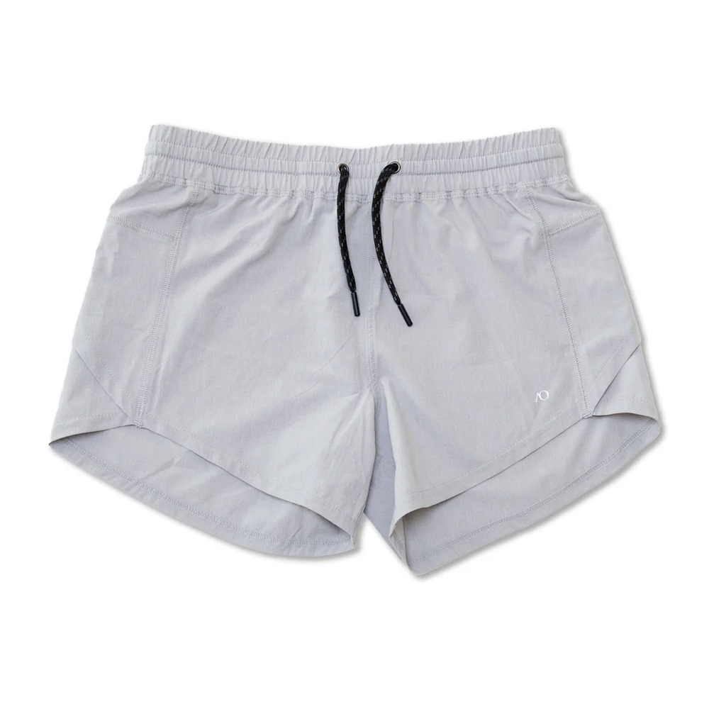 AndersonOrd Women's 2-in-1 Short Steel Heather Size 6
